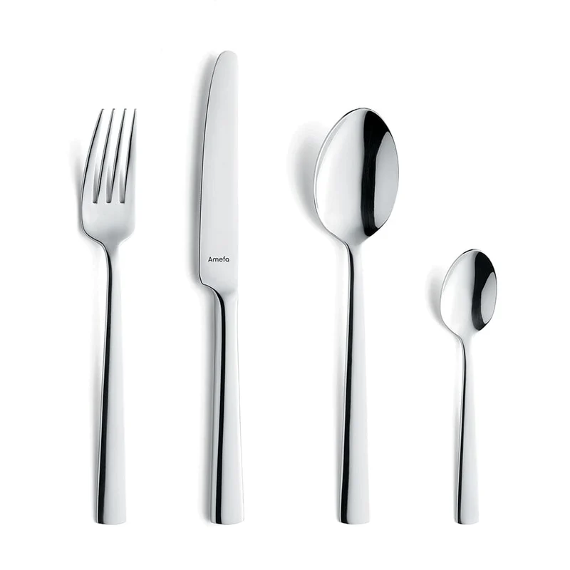 Amefa - Moderno 24-teiliges Besteckset - Silber