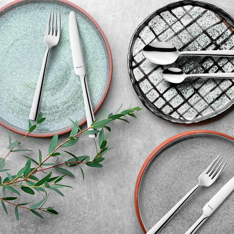 Amefa - Moderno 24-teiliges Besteckset - Silber