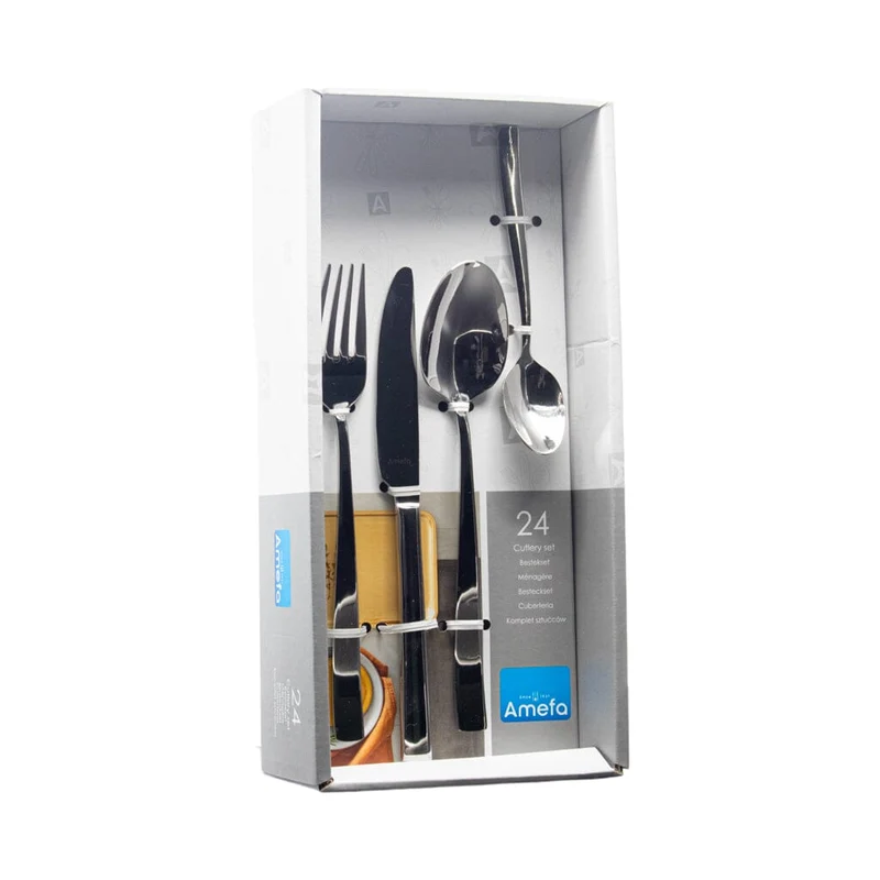 Amefa - Martin 24-teiliges Besteckset - Silber