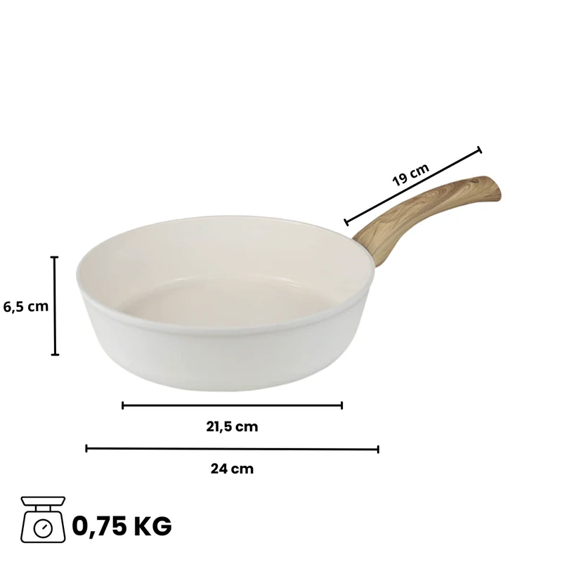 Cook & Pan - Go Ivory Kochtopf 24 cm