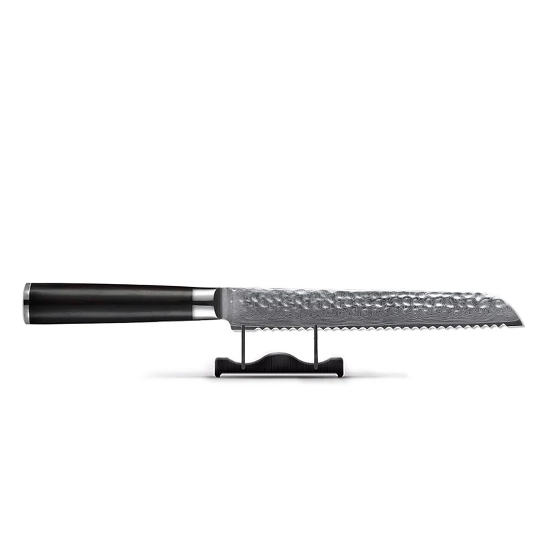 Shinrai Knives - Hammered Damask BR Brotmesser 20 cm