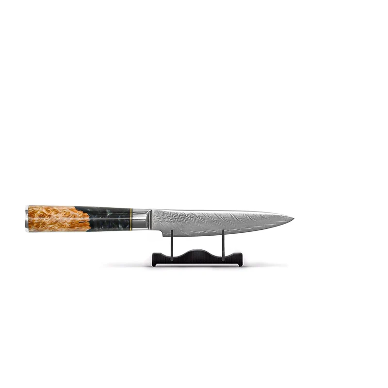 Shinrai Knives - Epoxy Onyx 6-teiliges Damast-Messer-Set