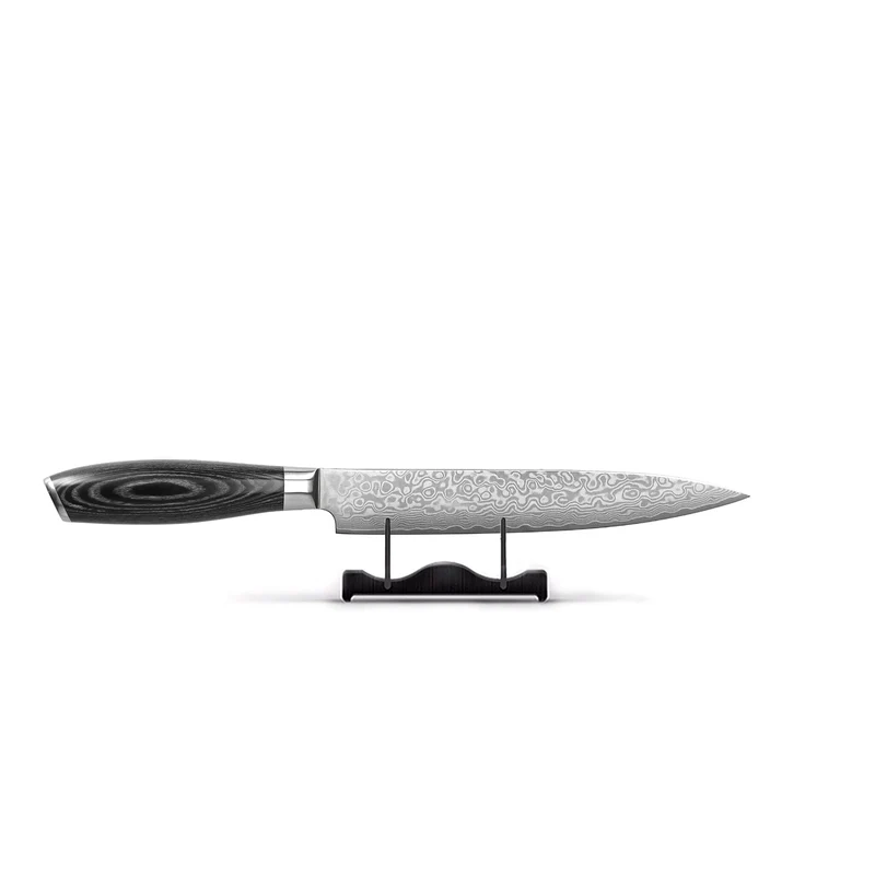 Shinrai Knives - Damast Pakka Holz 6-teiliges Damaszener-Messer-Set