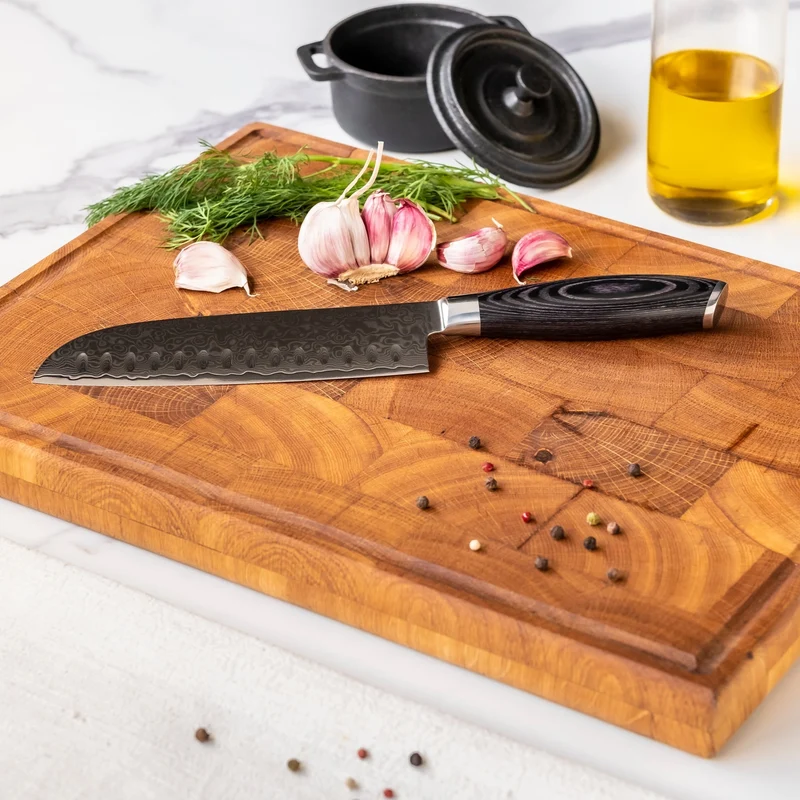 Shinrai Knives - Damast Pakka Wood Series - 3 teiliges Messerset