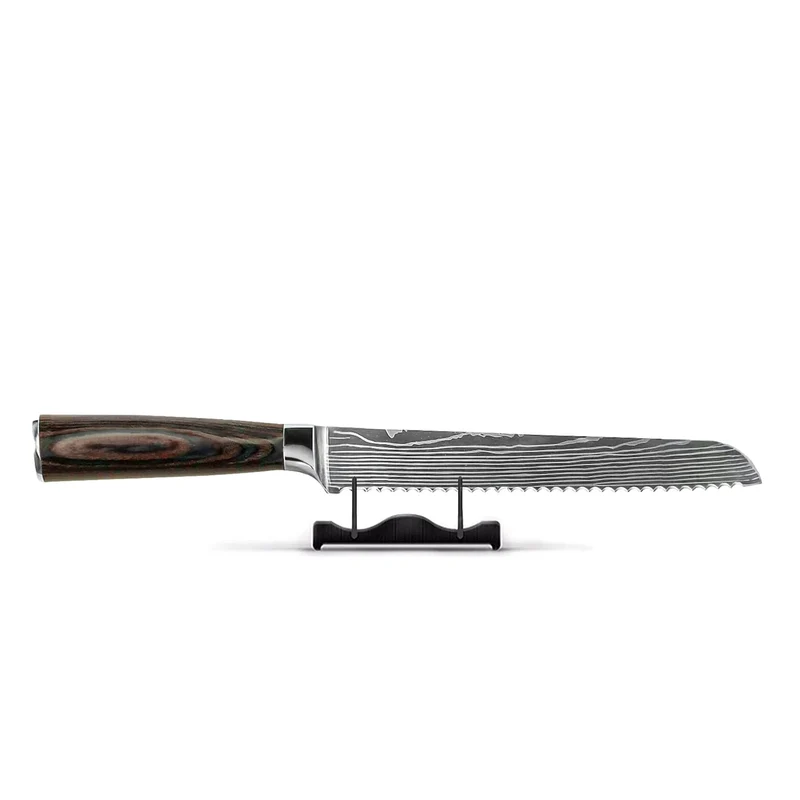 Shinrai Knives - Damastdruck-Serie - Brotmesser