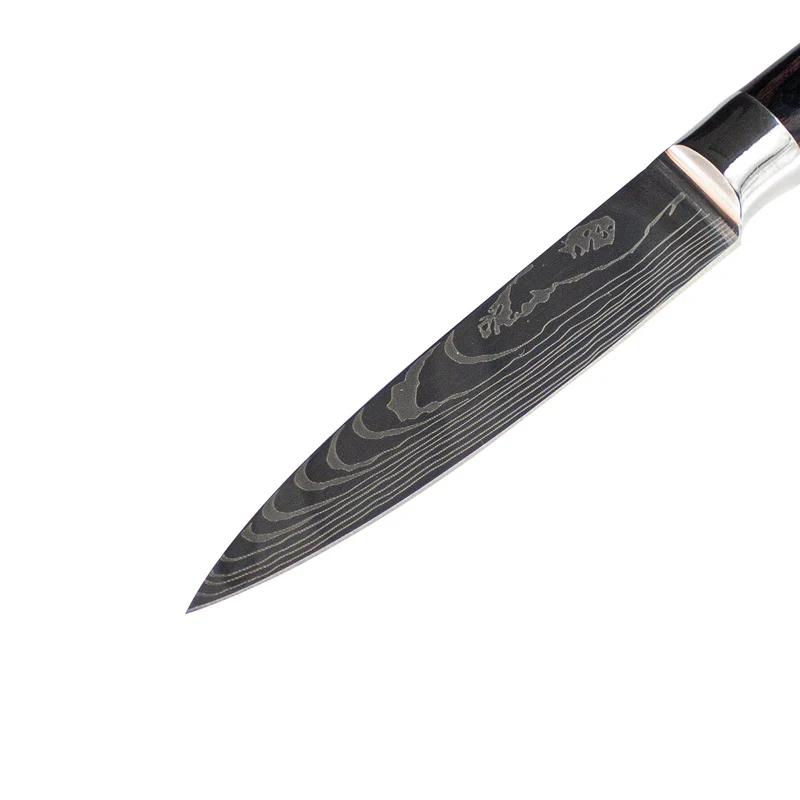 Shinrai Knives - Damastdruck-Serie - Schäler