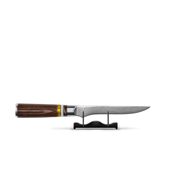 Shinrai Knives - Micarta Jewels 7-teiliges Damaszener Messerset