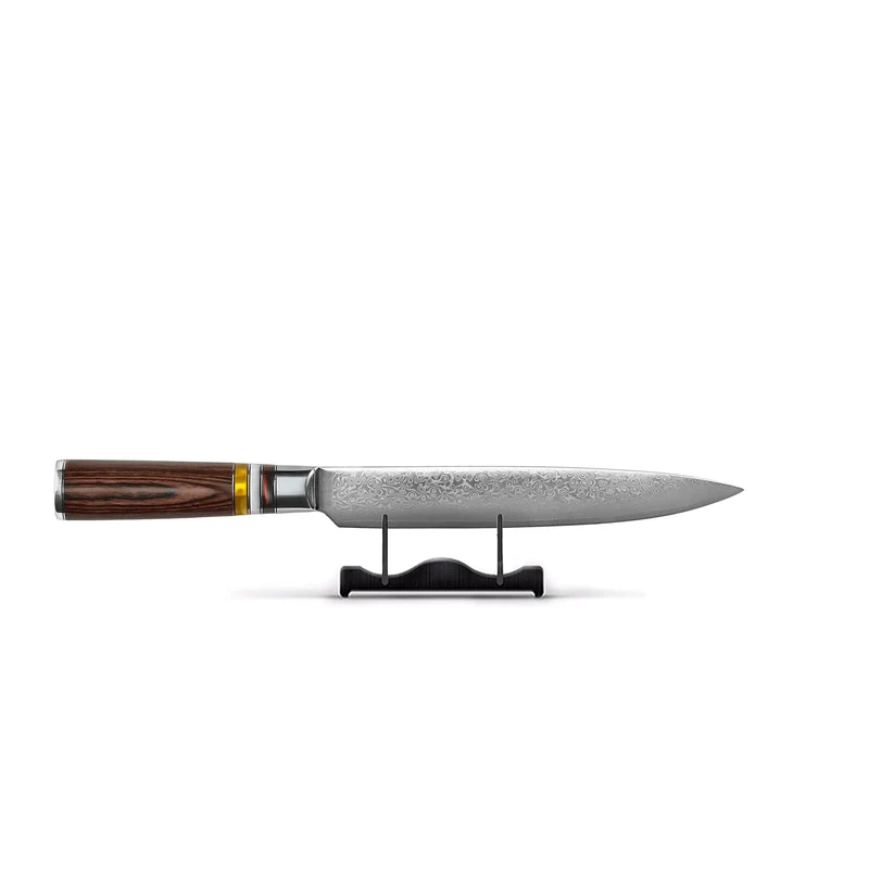 Shinrai Knives - Micarta Jewels 7-teiliges Damaszener Messerset