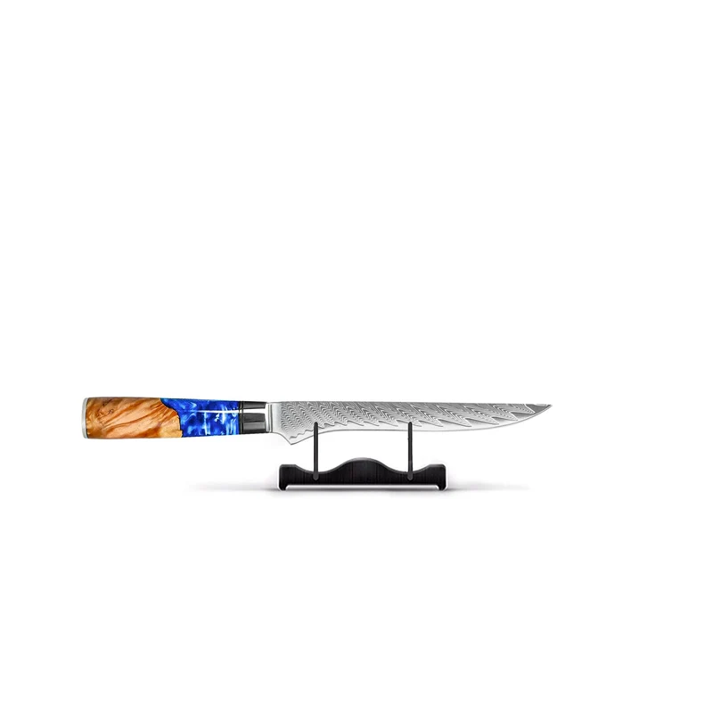 Shinrai Knives - Epoxy Sapphire 6-teiliges Damaszener-Messer-Set