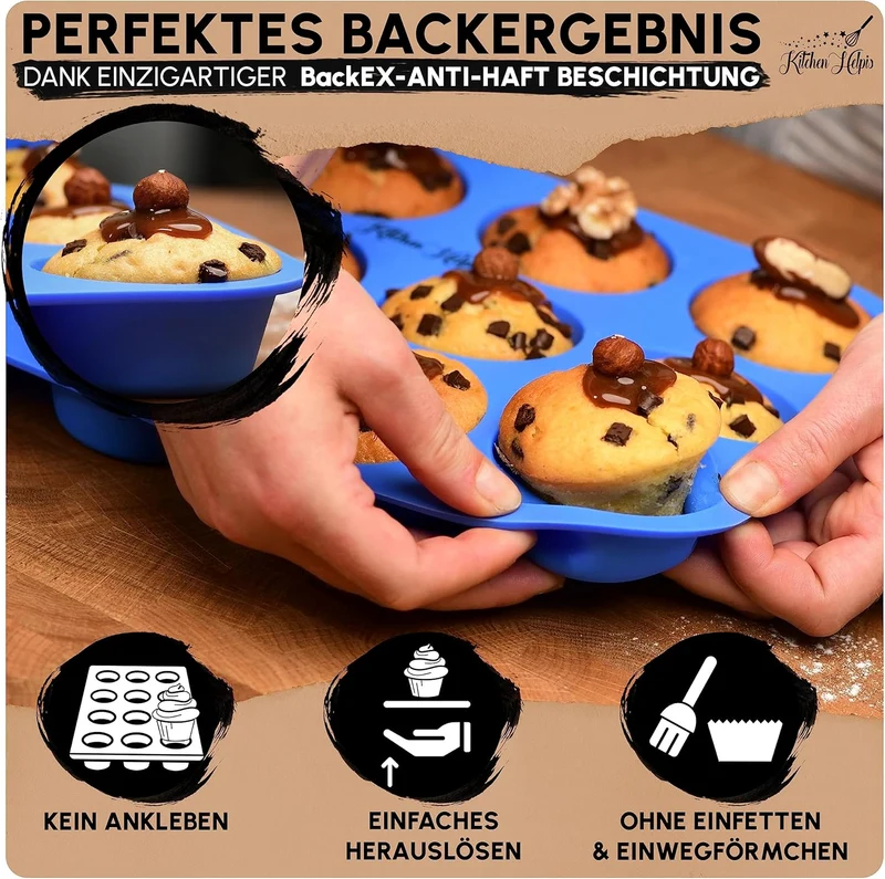 Silikon Muffinform