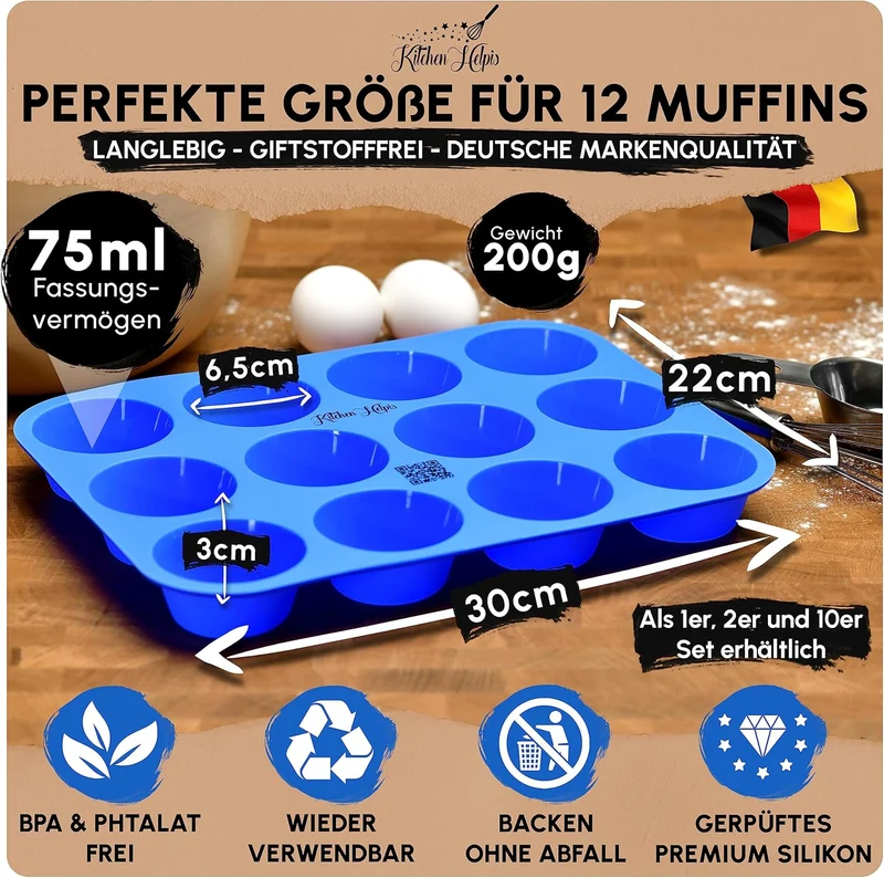 Silikon Muffinform