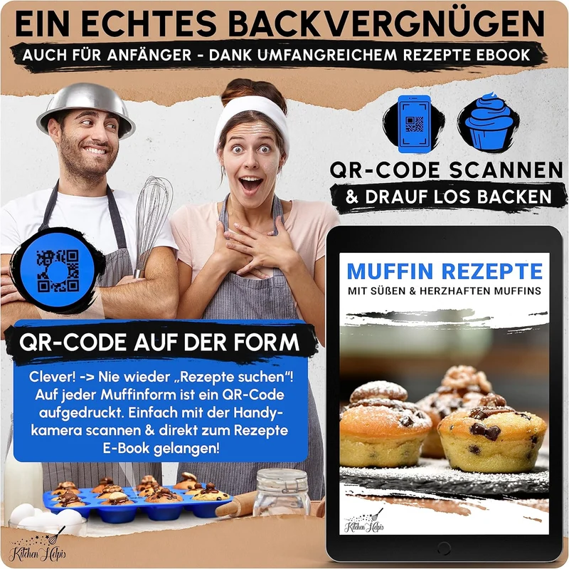 Silikon Muffinform