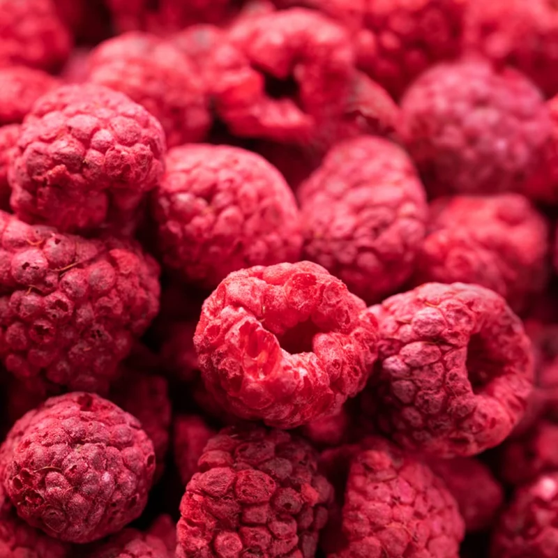 Himbeeren für Backen und Müsli, gefriergetrocknet