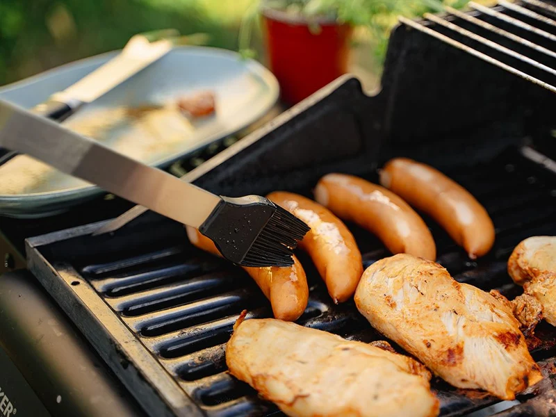 BBQ SILIKONPINSEL AUS EDELSTAHL
