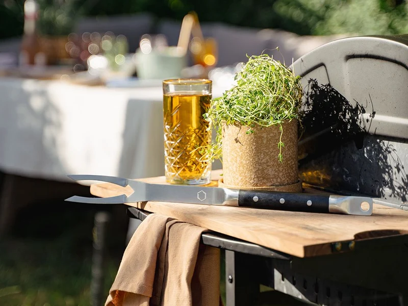 BBQ GABEL AUS EDELSTAHL