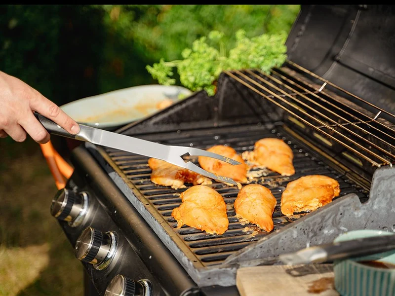 BBQ GABEL AUS EDELSTAHL