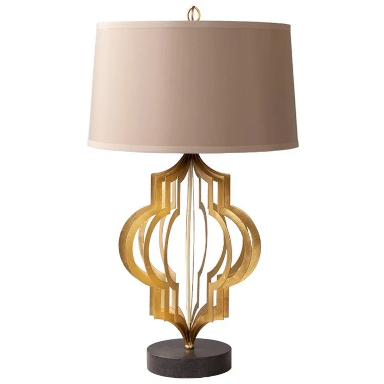 Dekorative Tischlampe mit künstlerischem Design