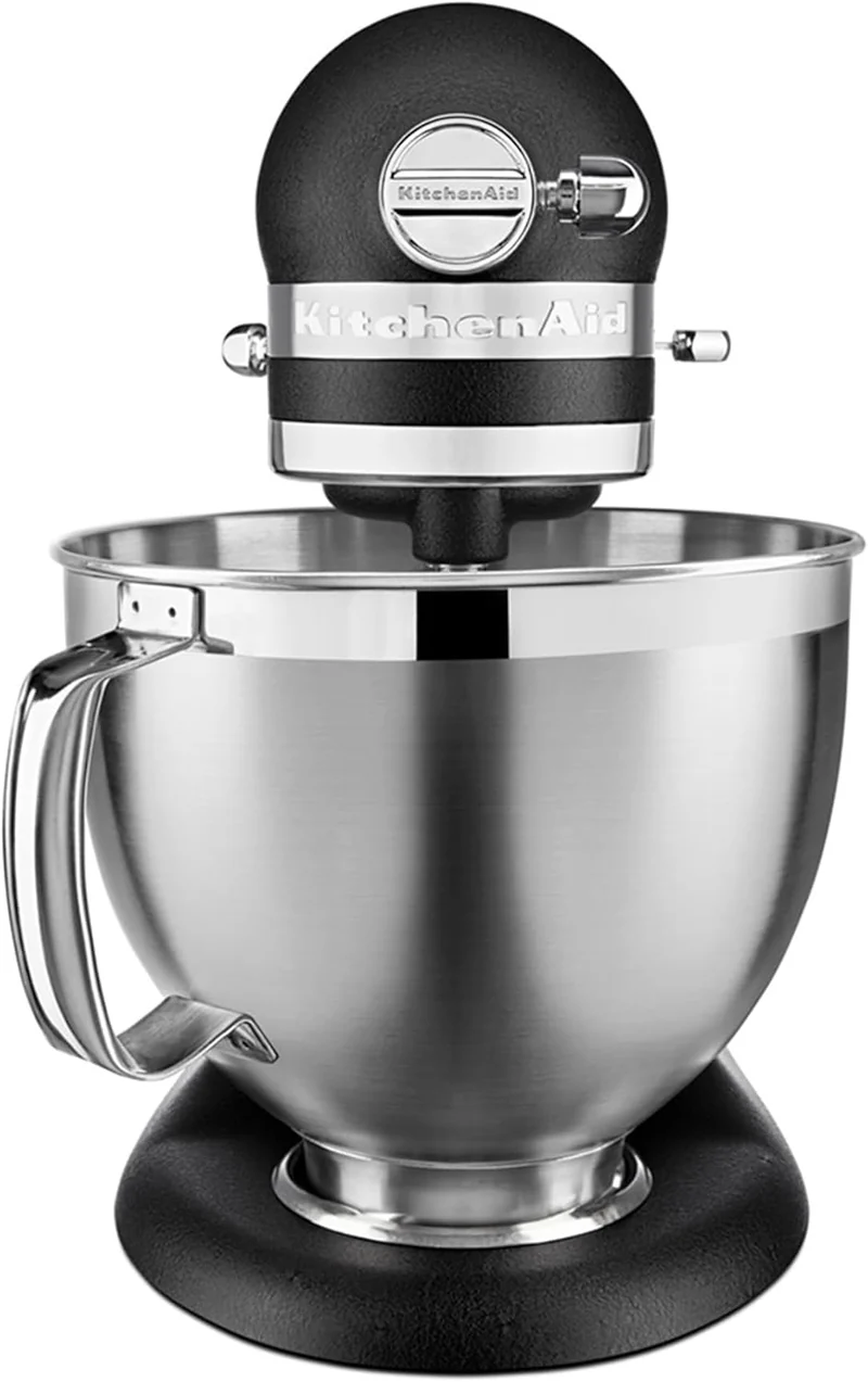 Yushkas Lieblings-Küchenmaschine! Kitchenaid Artisan mit 2 Schüsseln und Zubehör aus Edelstahl, 4.8 l