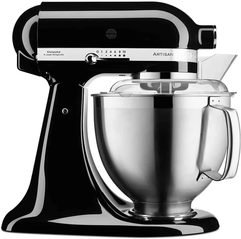 Yushkas Lieblings-Küchenmaschine! Kitchenaid Artisan mit 2 Schüsseln und Zubehör aus Edelstahl, 4.8 l