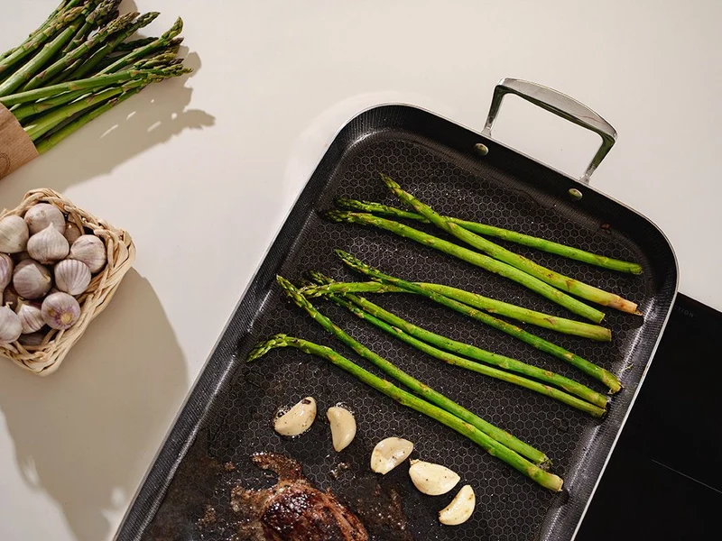 HYBRID ANTIHAFT GRILLPLATTE