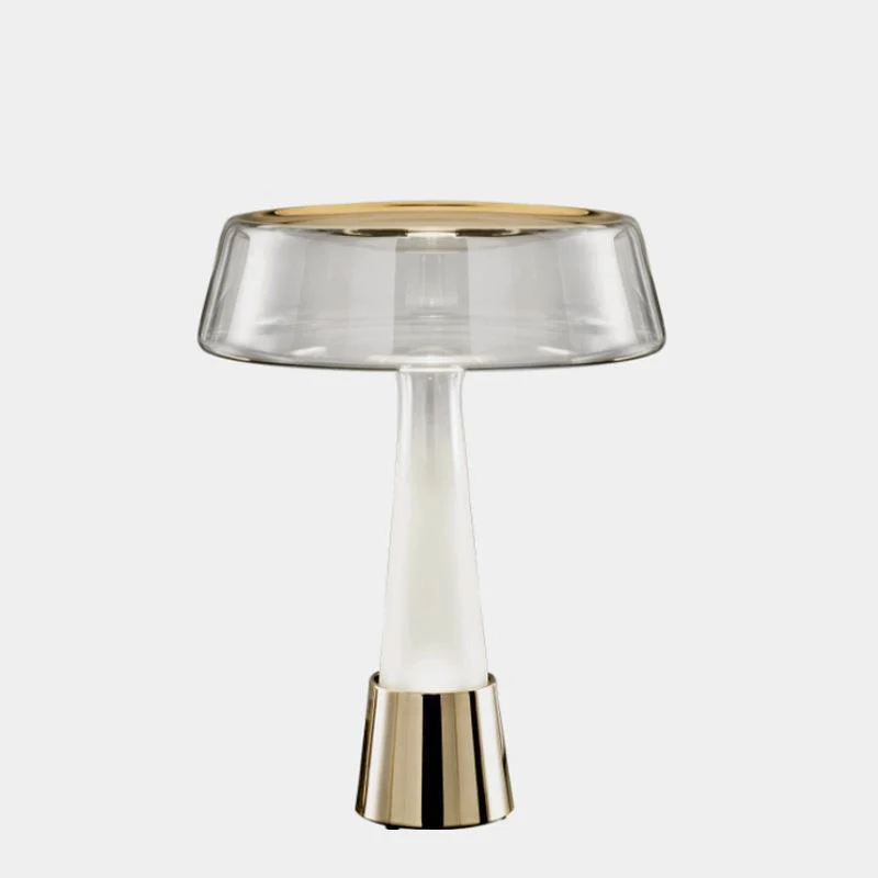 Zeitgenössische Glastischlampe