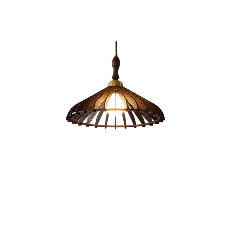 Künstlerische Holz Pendelleuchte
