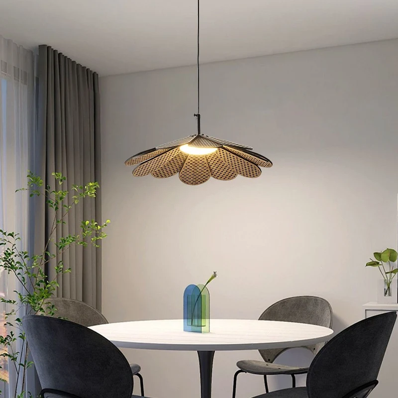 Künstlerische Holz Hängeleuchte