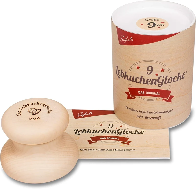 Lebkuchenglocke aus Holz