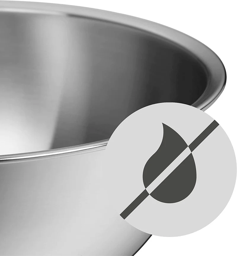 Vierteiliges WMF-Schüsselset aus Edelstahl