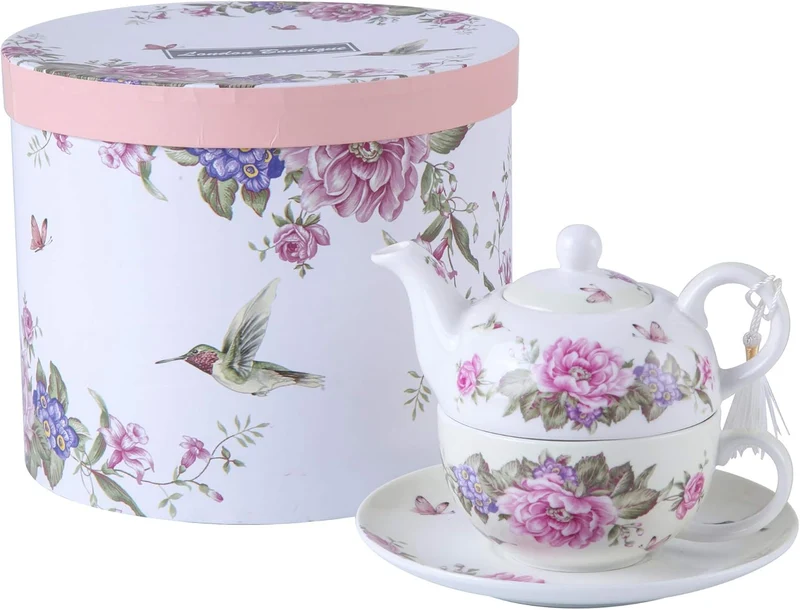 London Boutique Tea for One, Teekanne und Tasse in Geschenkverpackung