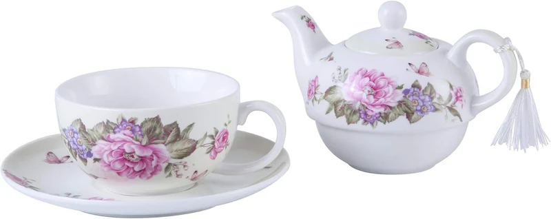 London Boutique Tea for One, Teekanne und Tasse in Geschenkverpackung