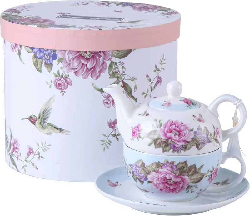 London Boutique Tea for One, Teekanne und Tasse in Geschenkverpackung