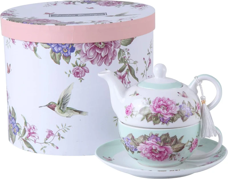 London Boutique Tea for One, Teekanne und Tasse in Geschenkverpackung