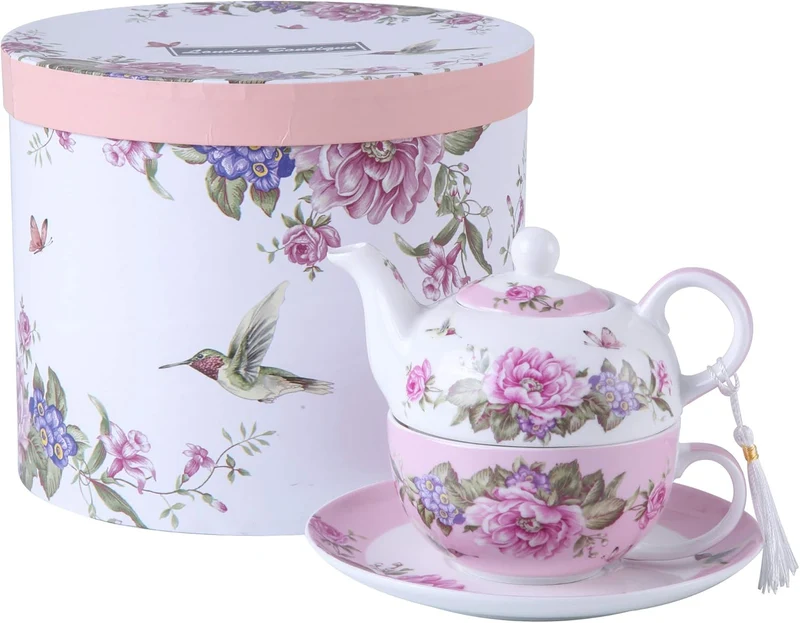London Boutique Tea for One, Teekanne und Tasse in Geschenkverpackung