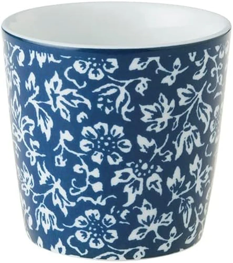 Laura Ashley Porzellantasse Sweet Allysum – Blau mit weißem Blumenmuster