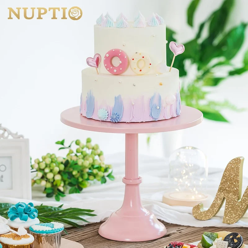 Rosa Tortenständer aus Metall – ideal für Torten, Cupcakes & Desserts