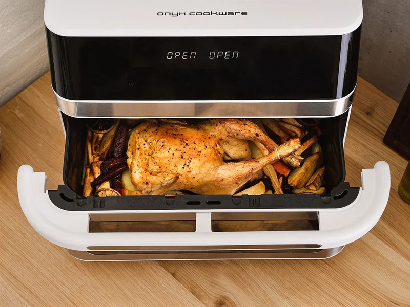 HEISSLUFTFRITTEUSE - DUAL BASKET - 12L