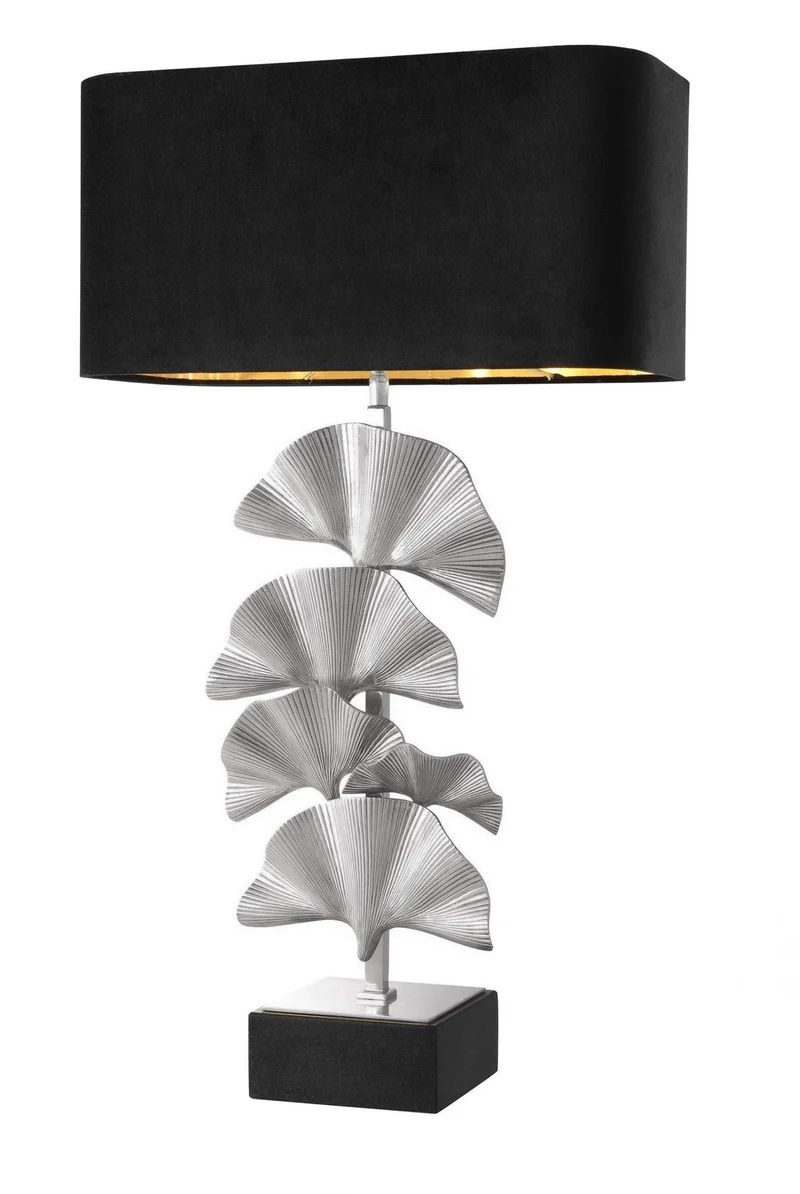 Künstlerische Tischlampe mit Ginkgo-Blatt-Design