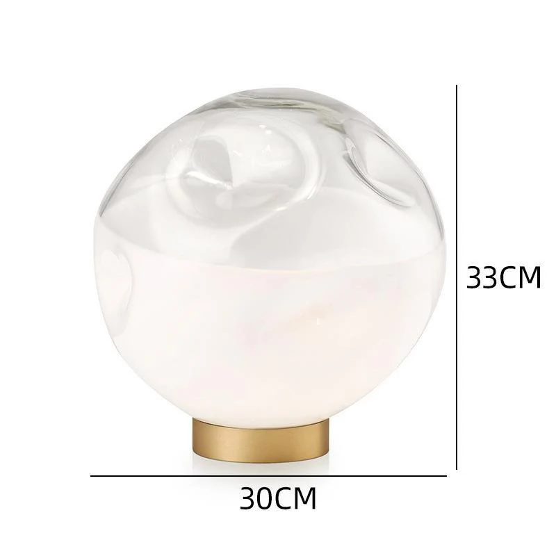 Künstlerische Glas Tischlampe