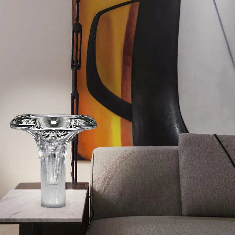 Künstlerische Glas Tischlampe