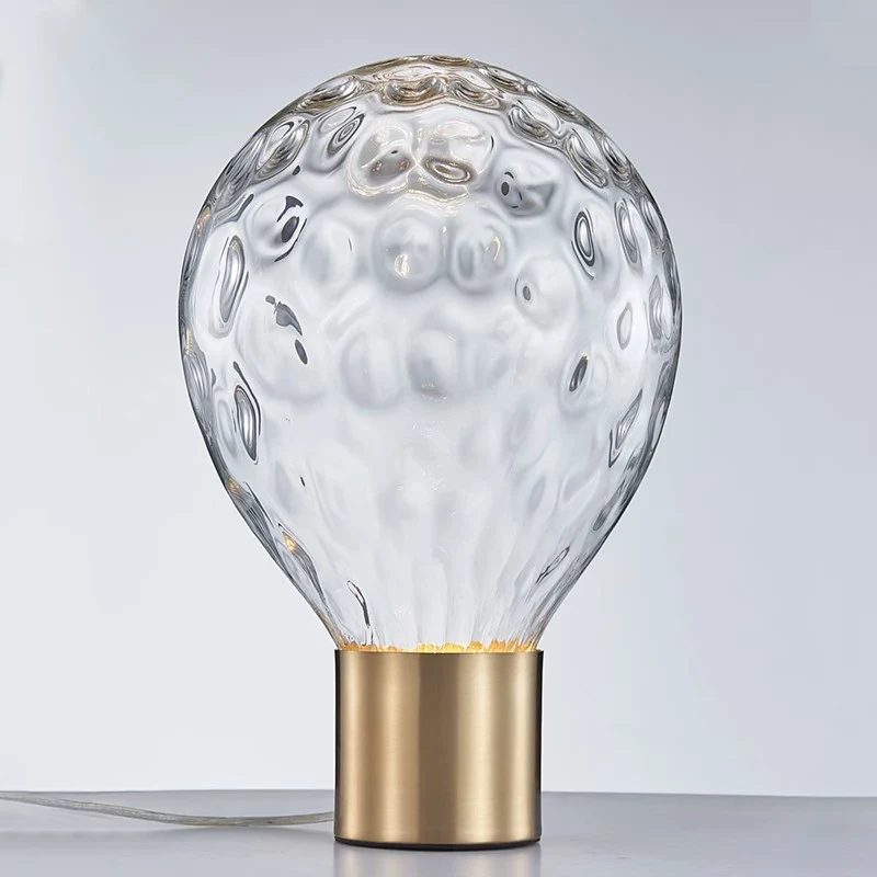 Künstlerische Glas Tischlampe