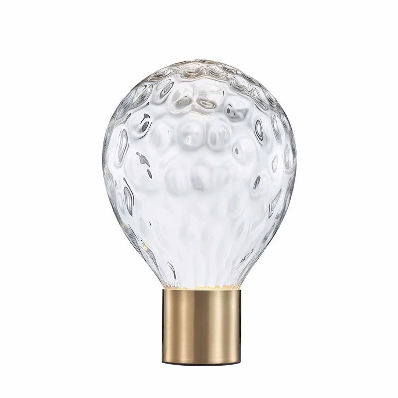 Künstlerische Glas Tischlampe