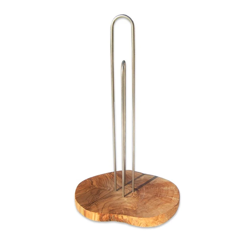 Küchenrollenhalter DESIGN aus Olivenholz