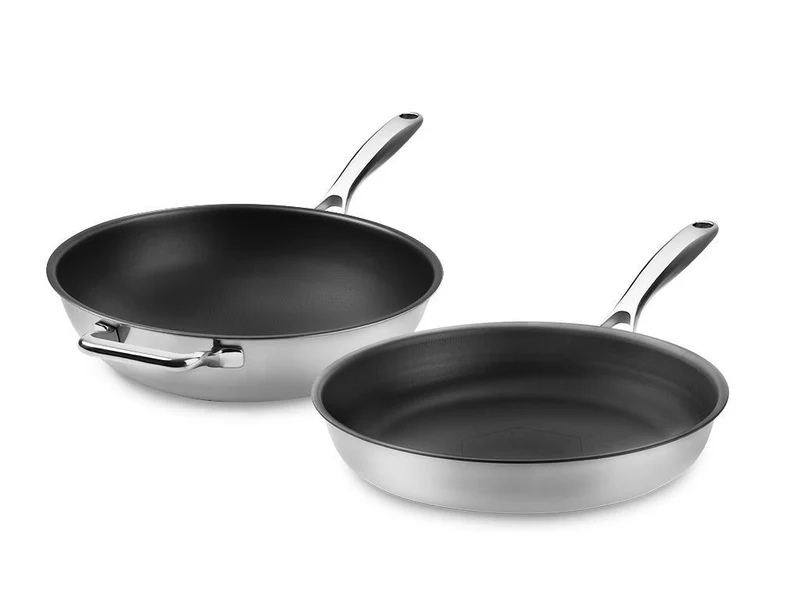 ZERO – NATÜRLICH ANTIHAFT WOK-SET – 2 TEILE