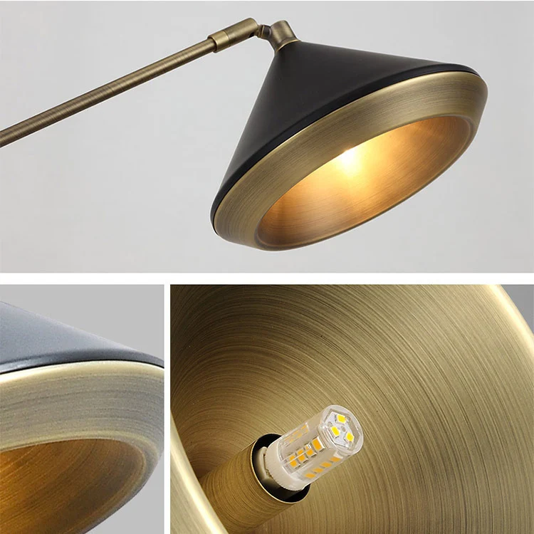 Verstellbare Dual-Head Stehleuchte