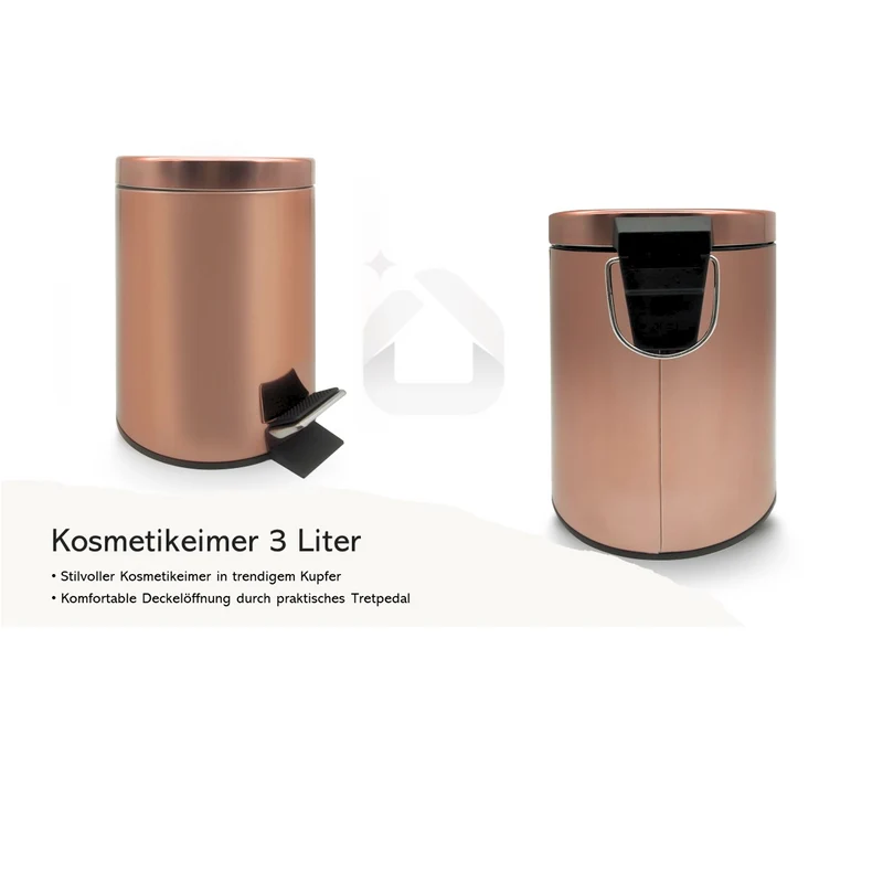 Kosmetikeimer 3L Kupfer