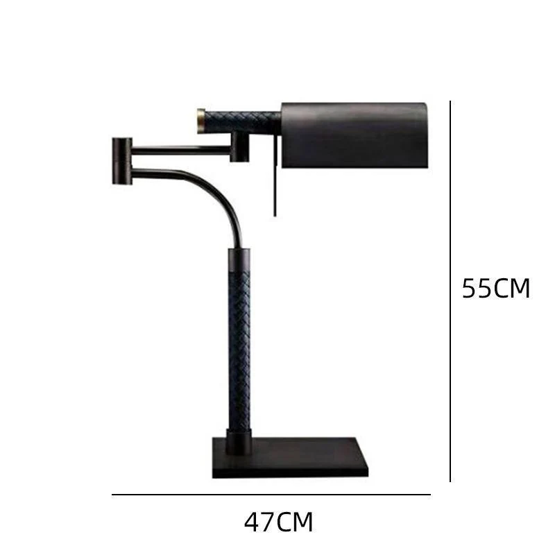 Verstellbare Schreibtischlampe mit modernem schwenkbarem Arm