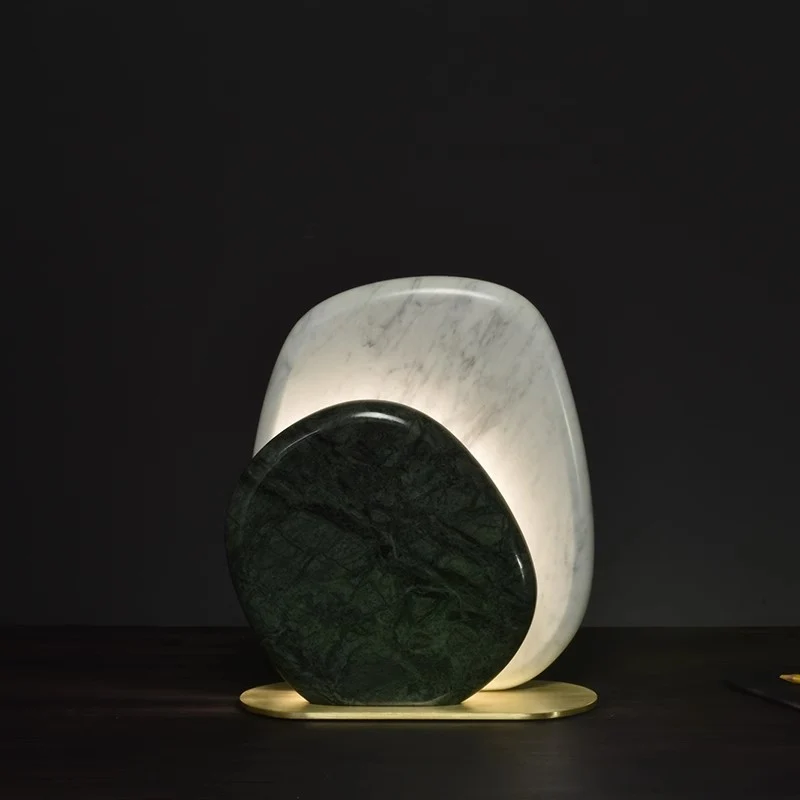Abstract Marmor Dekorative Tischlampe