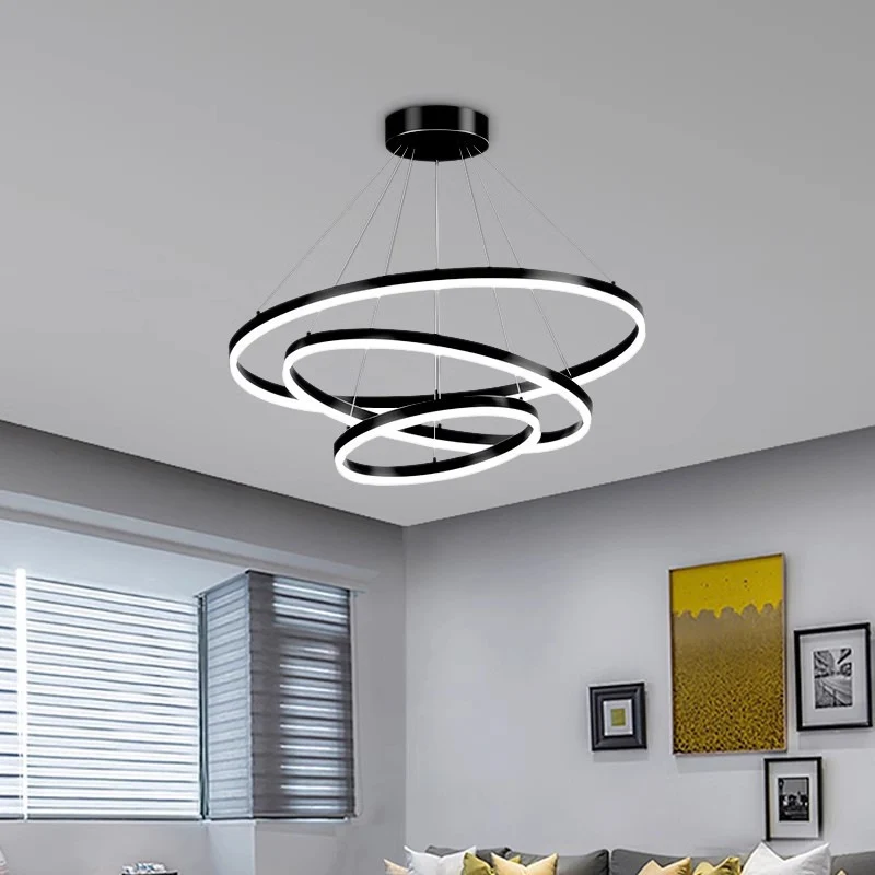 Moderne Spiral-LED-Hängelampe