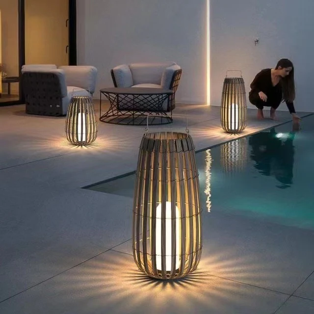 Stilvolle Outdoor Dekorative LED Laterne